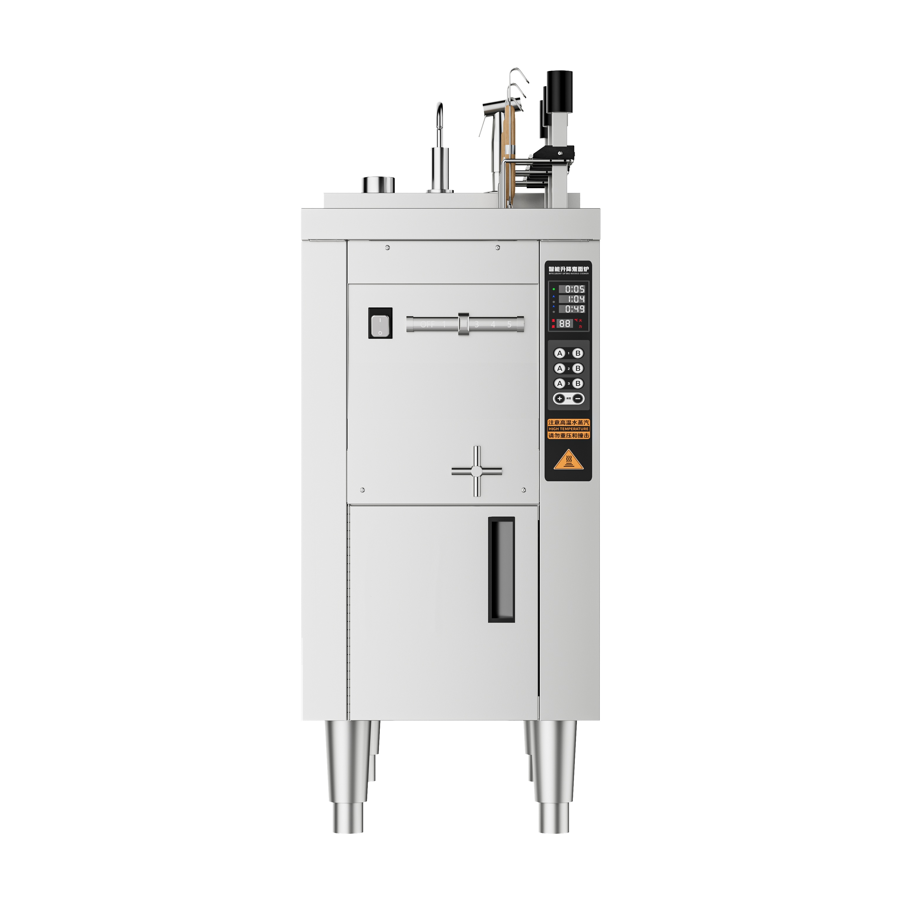 JZML-3-R Commercial Gas Three-Head Auto-Lift Noodle Cooker
